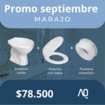 INODORO CORTO CON TAPA MARAJO